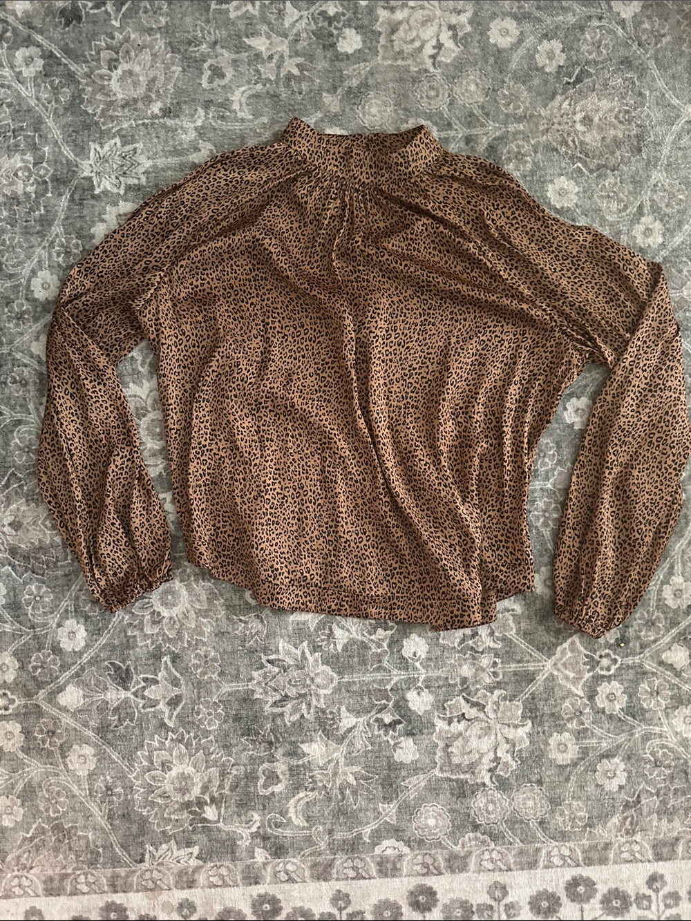 leopard blouse🤎